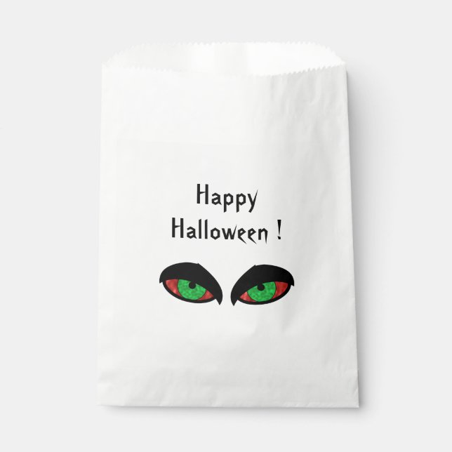Bolsa De Papel Halloween Eyes (Anverso)