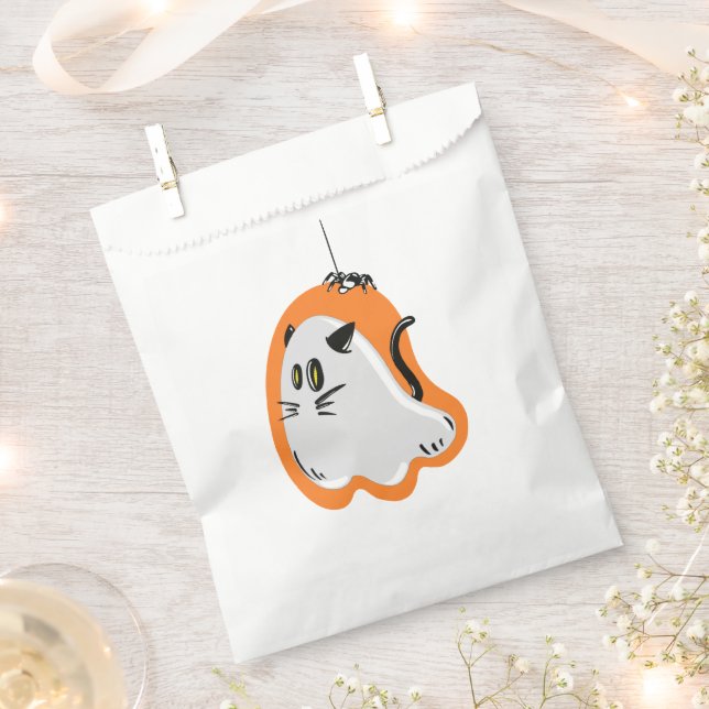 Bolsa De Papel Halloween Favor Bag (Cortado)