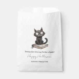 Bolsa De Papel Halloween Gracias A Spell Cat Family Fiesta