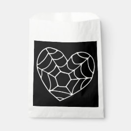 Bolsa De Papel halloween heart spiderweb cobweb