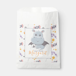 Bolsa De Papel Halloween Hippotamus Little Boo Baby Shower