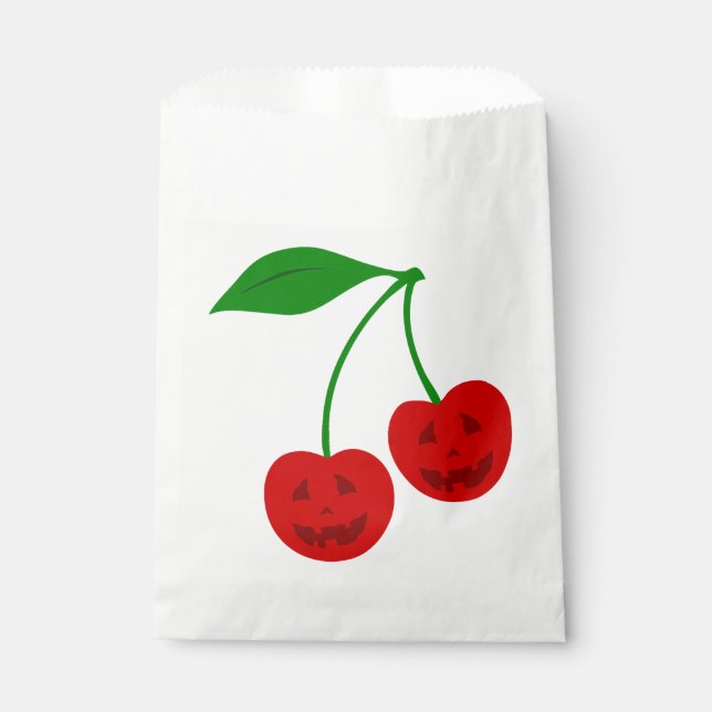 Bolsa De Papel halloween jack o'lantern cherry psiobilly (Anverso)