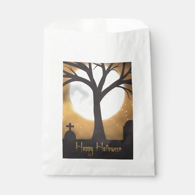 Bolsa De Papel Halloween Moon (Anverso)