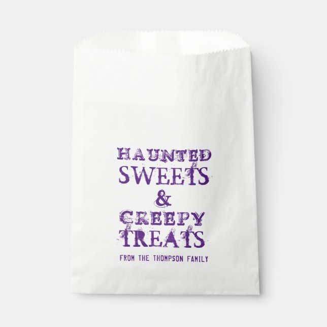 Bolsa De Papel Halloween Party School Funny Cute Tret (Anverso)