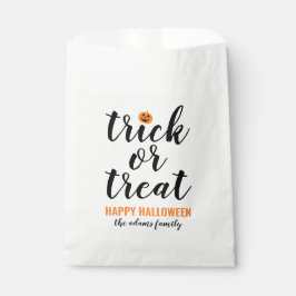 Bolsa De Papel Halloween, Personalizado de escritura moderna, tru