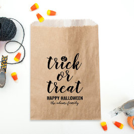 Bolsa De Papel Halloween, Personalizado de escritura moderna, tru