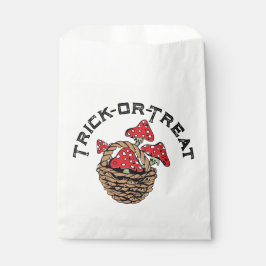 Bolsa De Papel Halloween Red Cap Mushrooms