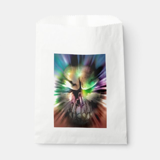 Bolsa De Papel Halloween Skull (Anverso)