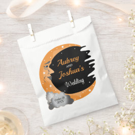 Bolsa De Papel Halloween Sobre la Luna Personalizado