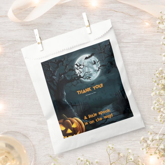 Bolsa De Papel Halloween Un poco de parodia de la Baby Shower de  (Cortado)