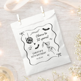 Bolsa De Papel Hand Drawn Halloween Adult Birthday Party