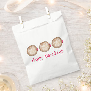 Bolsa De Papel Hanukkah Chanukah Feriados Judíos Jelly Doughnut