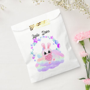 Bolsa De Papel Happiness magic sweet bunny in the rainbow