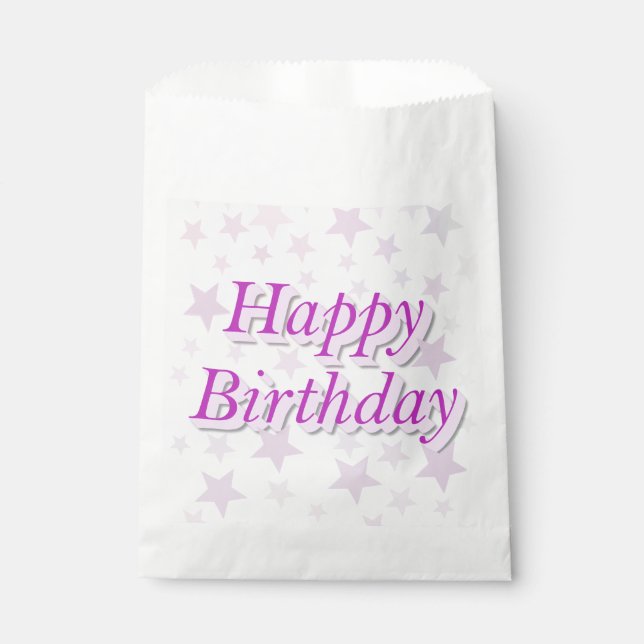 Bolsa De Papel Happy Birthday!! (Anverso)
