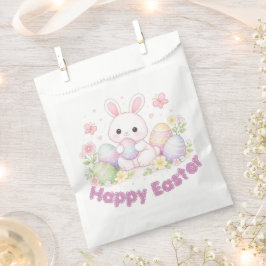 Bolsa De Papel Happy Easter Spring Design - Cute Easter Bunny 