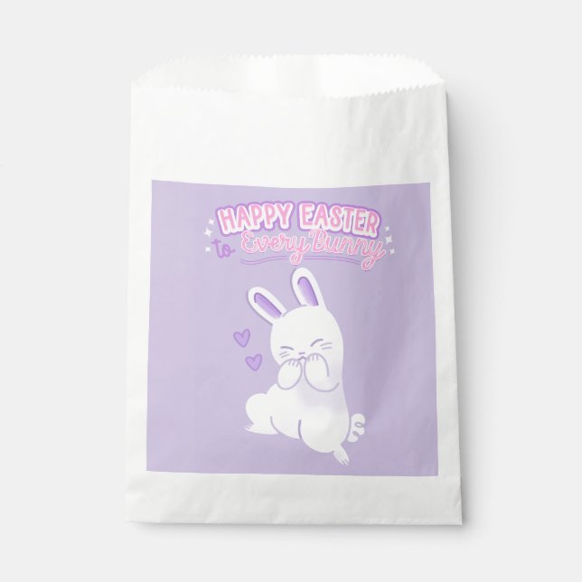 Bolsa De Papel Happy Easter to Every Bunny (Anverso)