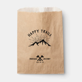 Bolsa De Papel Happy Trails Wedding Favor DIY Trail Mix