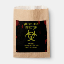 Bolsa De Papel Has sido infectado – Tratamiento de Virus Zombie