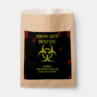 Bolsa De Papel Has sido infectado – Tratamiento de Virus Zombie