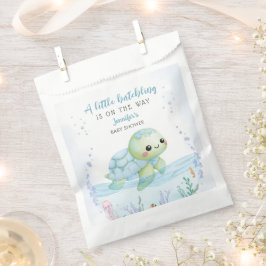 Bolsa De Papel Hatchling Boy Blue Baby Shower