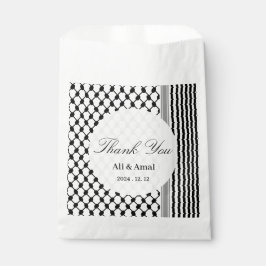 Bolsa De Papel Hatta Keffiyeh Palestina Gracias Boda