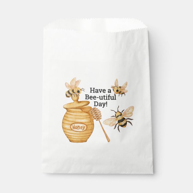 Bolsa De Papel Have a Bee-utiful Day Party (Anverso)