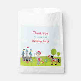 Bolsa De Papel Hear Ye Brunette Knight Birthday Party