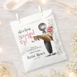 Bolsa De Papel Helado de fresa crema Scoopt Up Bridal Shower