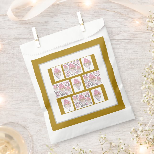 Bolsa De Papel Helado Irresistible de Regaliz y Caramelo (Cortado)