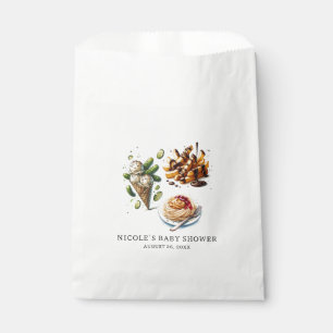 Bolsa De Papel Helado y Pepinillos Antojos Extraños Baby Shower