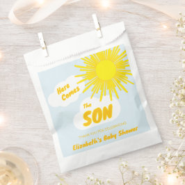 Bolsa De Papel Here Comes The Son Boy Baby Shower