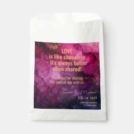 Bolsa De Papel Hermosa elegancia celeste sinfonía de mármol