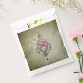 Bolsa De Papel Hermosa floración de loto