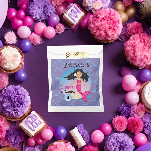 Bolsa De Papel Hermosa princesa sirena bajo el mar Chicas (Subido por el creador)