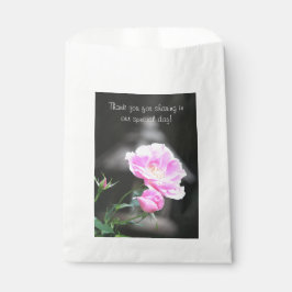 Bolsa De Papel Hermosa rosa rosa