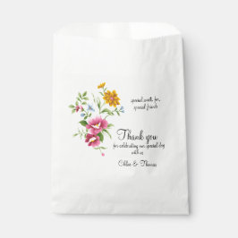 Bolsa De Papel Hermoso Boda de flores de primavera