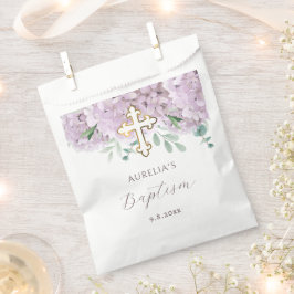 Bolsa De Papel Hidrangea Baptismo de Rubor