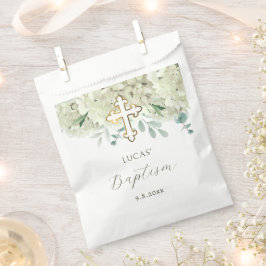Bolsa De Papel Hidrangea blanca Bautismo