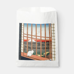 Bolsa De Papel Hiroshige Utagawa - Campos de arroz de Asakusa