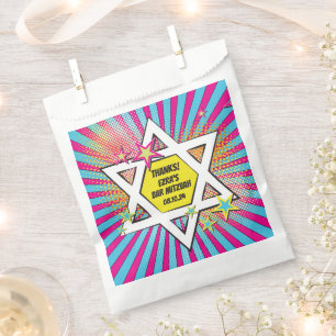 Bolsa De Papel Historieta de historietas Bar Mitzvah Estrella de