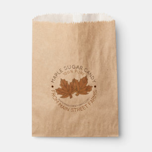 Bolsa De Papel Hojas de hojas de hojas de avena de jarabe de azúc
