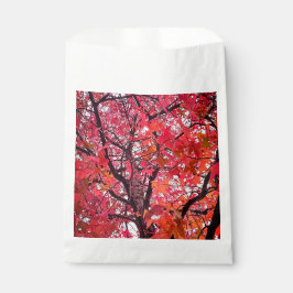 Bolsa De Papel Hojas rosadas