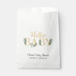 Bolsa De Papel Hola bebé Eucalyptus