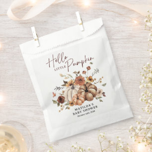 Bolsa De Papel Hola Favor de Cumpleaños de Otoño de Pequeña Calab