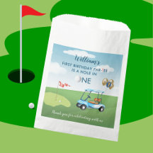 Hole In One Boy Golf Par-tee Primer Cumpleaños