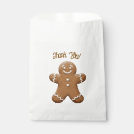 Bolsa De Papel Holiday Gingerbread Cookie Gracias
