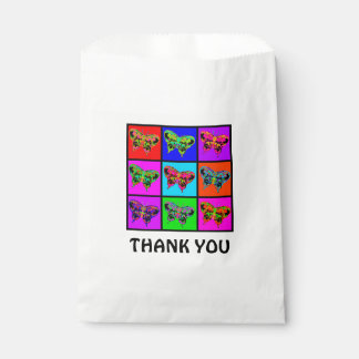 Bolsa De Papel holiES - Mosaico de mariposas psicodélicas