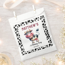 Bolsa De Papel Holy Cow! 1st Birthday | Animal First Birthday 