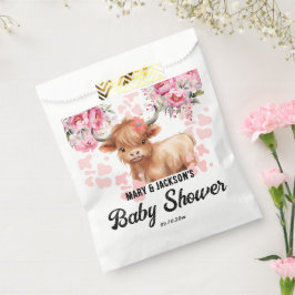 Bolsa De Papel Holy Cow Floral Baby Shower