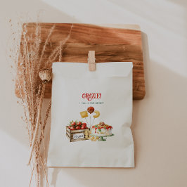 Bolsa De Papel Holy Ravioli Thank You | Little Meatball Birthday